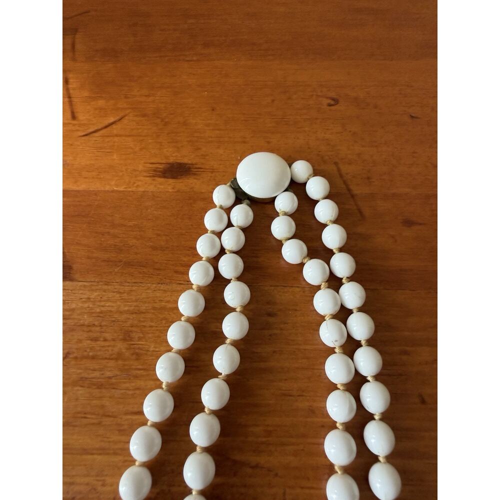 Boho Jewelry Set Neutral Beaded Necklace Bracelet Tassel Bundle Black White - Picture 12 of 16
